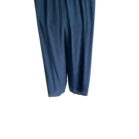 Tacera Blue Jumpsuit On or Off Shoulder Wide Leg Women's Medium NEW NWT - Picture 8 of 8